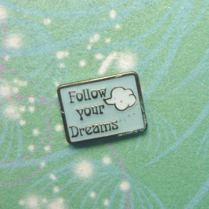 Follow Your Dreams Charm - Rectangle - Charm for Memory Lockets