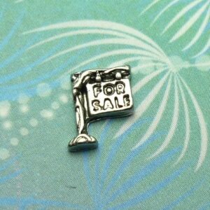 For Sale Sign - Charm for Memory Lockets