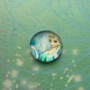 Frozen Inspired Glass Charms - Queen Elsa Glass - Charm for Memory Lockets