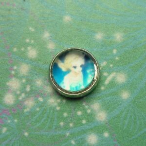 Frozen Inspired Glass Charms - Queen in Blue - Charm for Memory Lockets