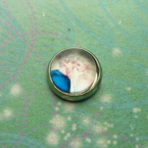 Frozen Inspired Glass Charms - Queen with Jack - Charm for Memory Lockets
