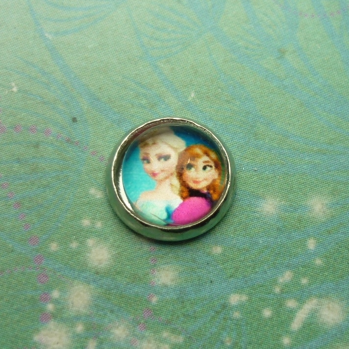 Frozen Inspired Glass Charms - Sisters - Charm for Memory Lockets