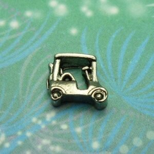Golf Cart Buggy Charm for Lockets - Charm for Memory Lockets