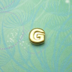 Gold Letter - G - Charm for Memory Lockets