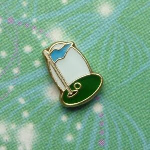 Golf Tee Hole In One - Charm for Memory Lockets