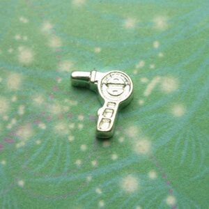 Hairdryer Silver Charm - Charm for Memory Lockets