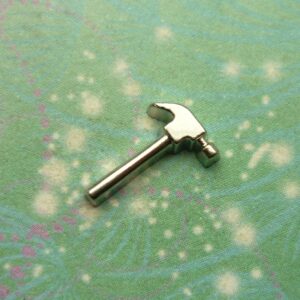 Hammer Charm for Memory Lockets - Charm for Memory Lockets