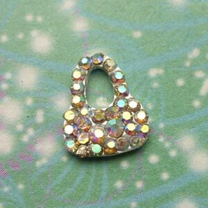 Handbag Big Sparkling Charm for Story Lockets - Charm for Memory Lockets