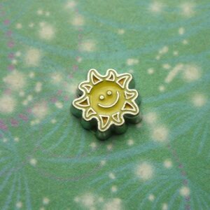 Happy Sun - Charm for Story Lockets - Charm for Memory Lockets