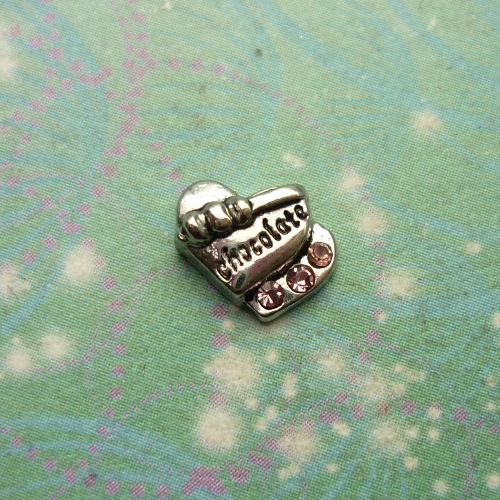 Heart Shaped Chocolate Box - Charm for Memory Lockets