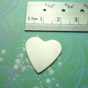Heart Stamping Blank Large Charm For Lockets - Charm for Memory Lockets