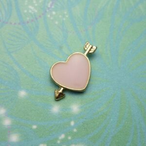 Heart with Arrow - Charm for Memory Lockets