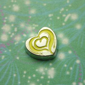 Heart within Heart Charm Style 1 - Charm for Memory Lockets