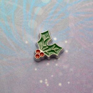 Holly Charm for Story Lockets - Charm for Memory Lockets