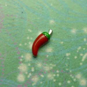 Hot Chili - Charm for Glass Locket Necklaces - Charm for Memory Lockets