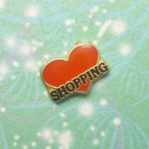I Love Shopping Charm for Story Lockets - Charm for Memory Lockets