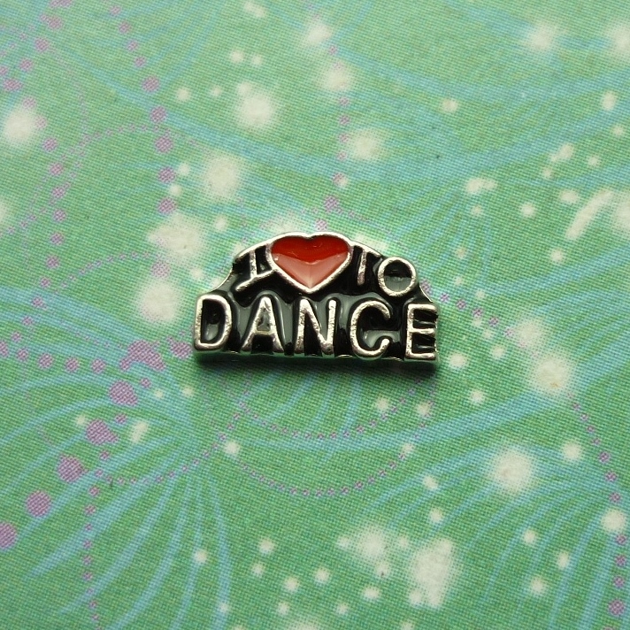 I Love to Dance - Charm for Memory Lockets