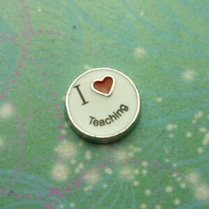I love Teaching - Charm for Memory Lockets