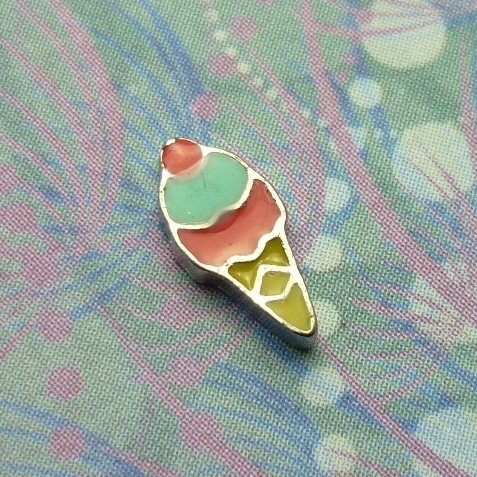 Ice Cream - Yum - Charm for Memory Lockets