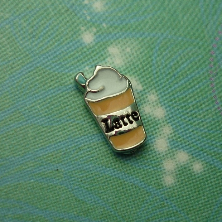 Ice Latte with Cream Charm for Story Lockets - Charm for Memory Lockets