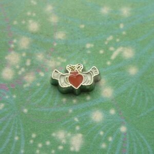 Irish Heart and Hands - Charm for Memory Lockets