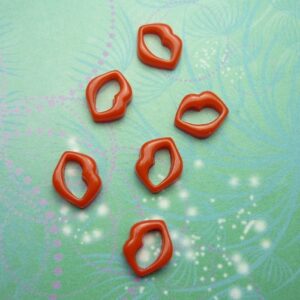 Kissable Lips - Charm for Memory Lockets
