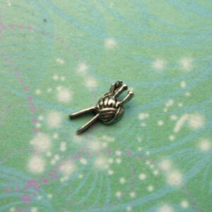 Knitting Needles & Wool - Charm for Memory Lockets