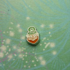 Leprechaun Face - Charm for Memory Lockets