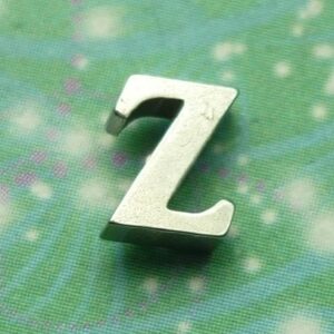 Letter Charm Silver - Z - Charm for Memory Lockets
