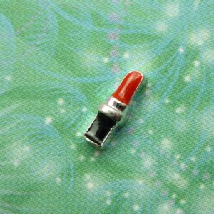 Lipstick Black Case - Charm for Memory Lockets