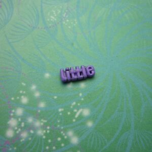 Little - Word - Charm for Memory Lockets