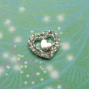 Love Heart - Surrounded by Love - Charm for Memory Lockets