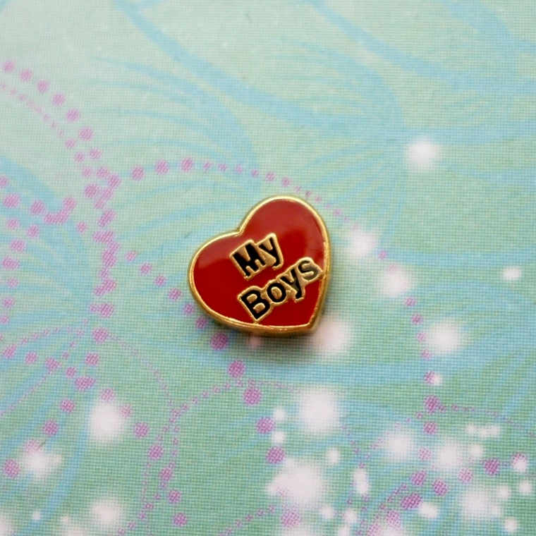 Love My Boys charm - Charm for Memory Lockets