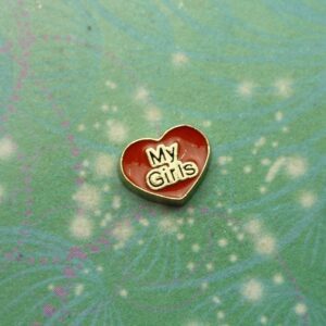 Love My Girls - Charm for Memory Lockets