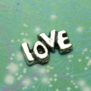 Love - Quirky Medium - Charm for Memory Lockets