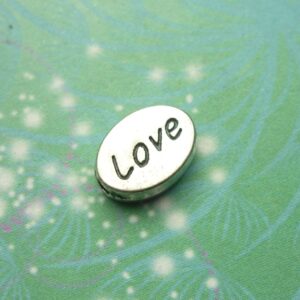 Love - Silver - Charm for Memory Lockets