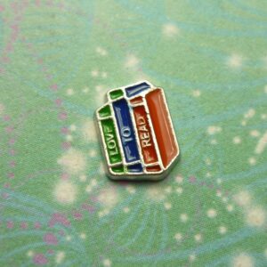 Love to Read Books - Charm for Memory Lockets