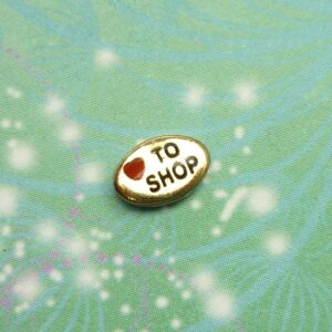 Love to Shop Charm For Lockets - Charm for Memory Lockets