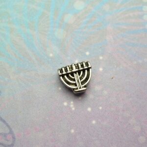 Menorah - Jewish Candelarbara - Charm for Memory Lockets