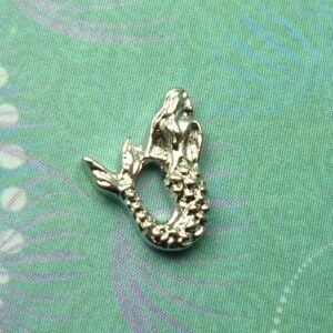 Mermaid - silver - Charm for Memory Lockets