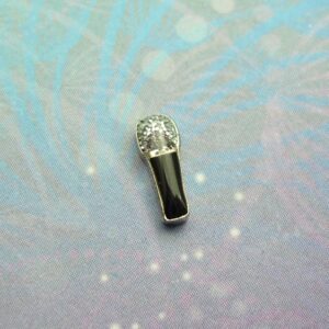 Microphone - Charm for Memory Lockets