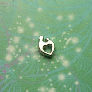 Mother & Child Silver - Charm for Memory Lockets