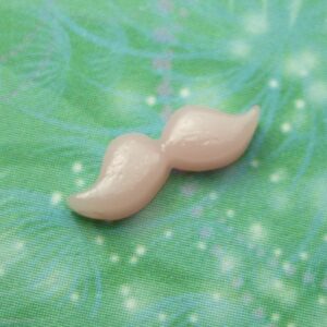 Moustache - Light Pink - Charm for Memory Lockets