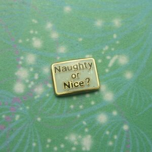 Naughty or Nice - Charm for Memory Lockets