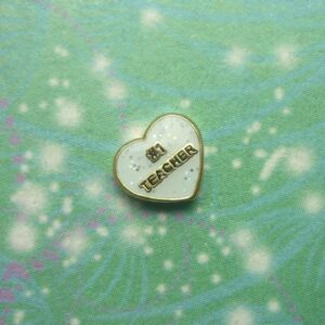 Number 1 Teacher - Memory Locket Charm - Charm for Memory Lockets