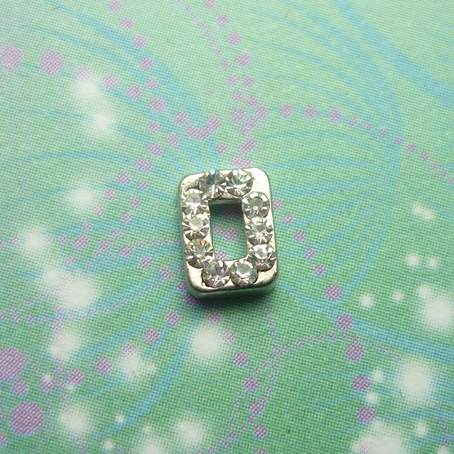 Number Charm - 0 - Charm for Memory Lockets