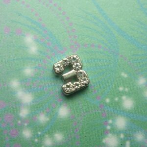 Number Charm - 3 - Charm for Memory Lockets