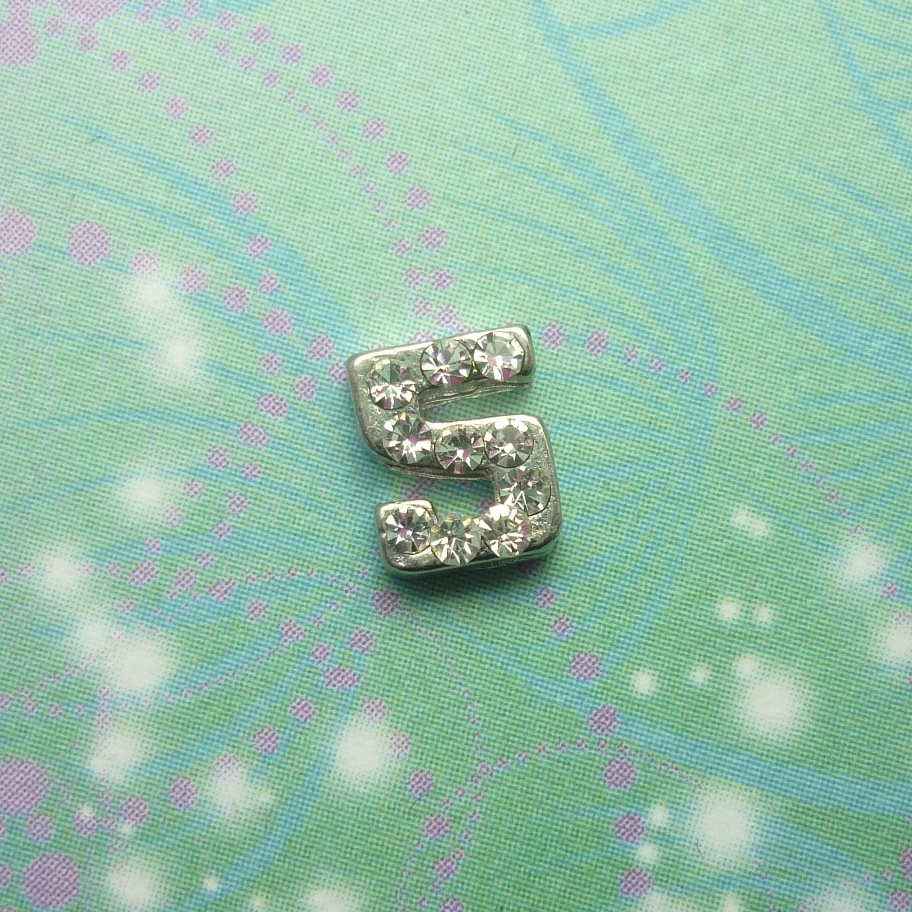 Number Charm - 5 - Charm for Memory Lockets