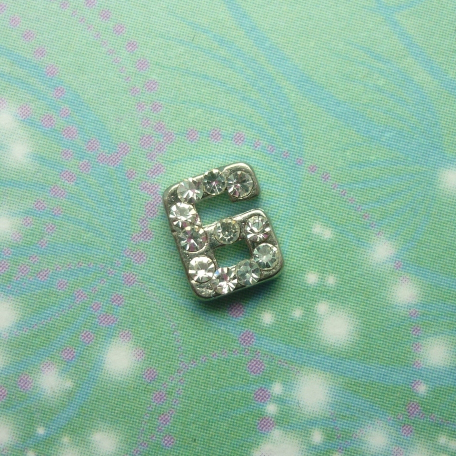 Number Charm - 6 - Charm for Memory Lockets