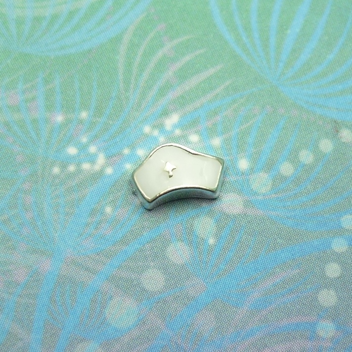 Nurses Hat White & Silver - Charm for Memory Lockets